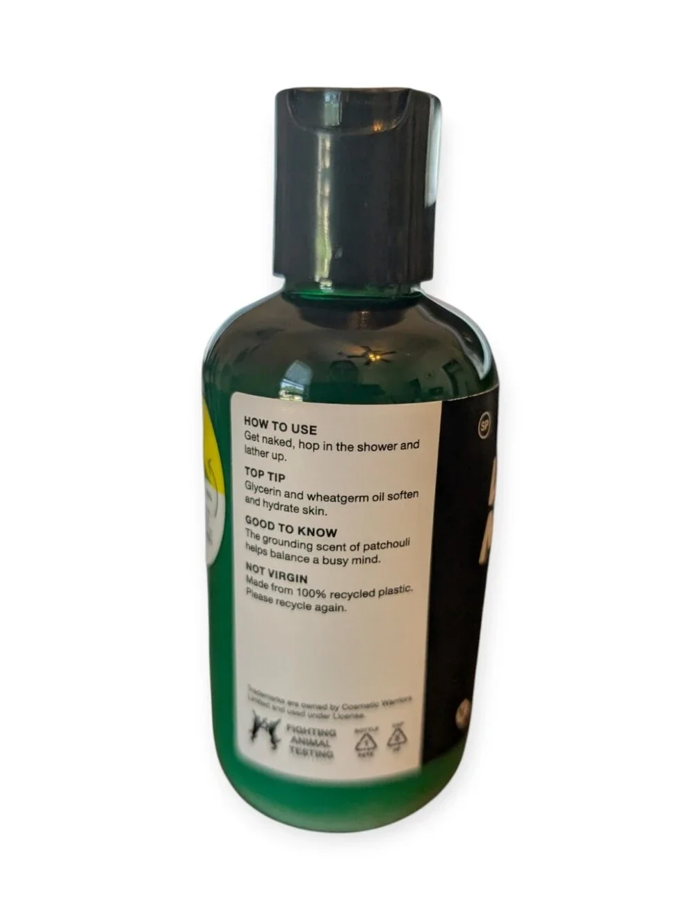 Lush Lord of Misrule Shower Gel 3.3oz/100ml Spicy Patchouli Seasonal Body Wash